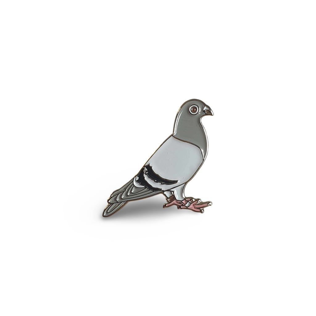 Racing Pigeon Enamel Pin Badge