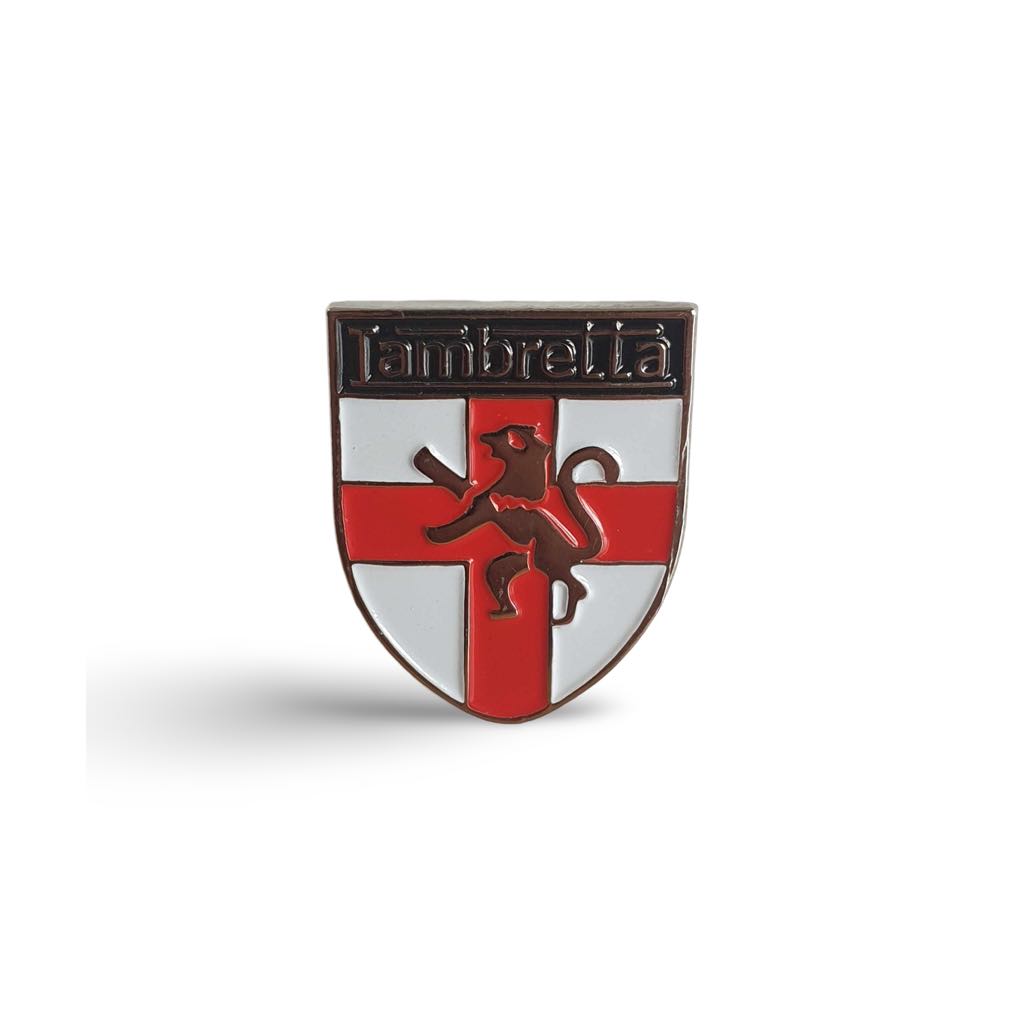 Lambretta England Shield Enamel Pin Badge