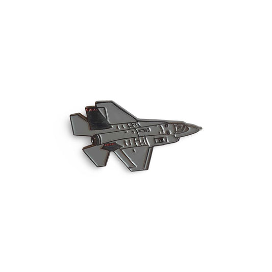 F35 Jet Plane Enamel Pin Badge