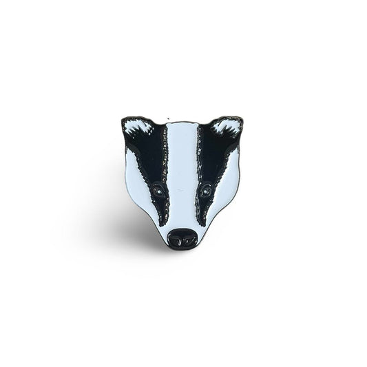 Badger Head Enamel Pin Badge