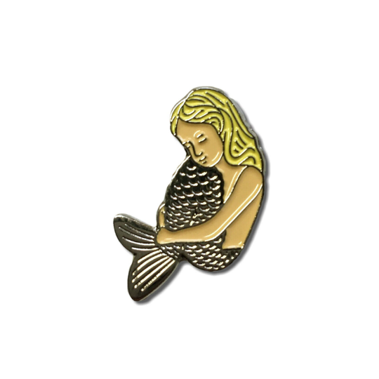 Mermaid Enamel Pin Badge