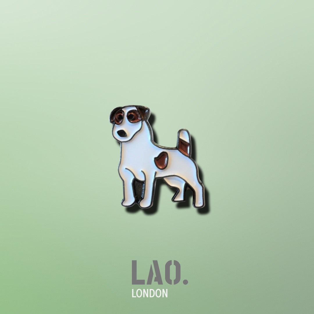 Jack Russell Dog Enamel Pin Badge