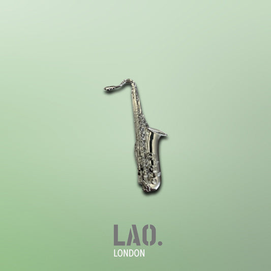 Saxophone Pin Badge