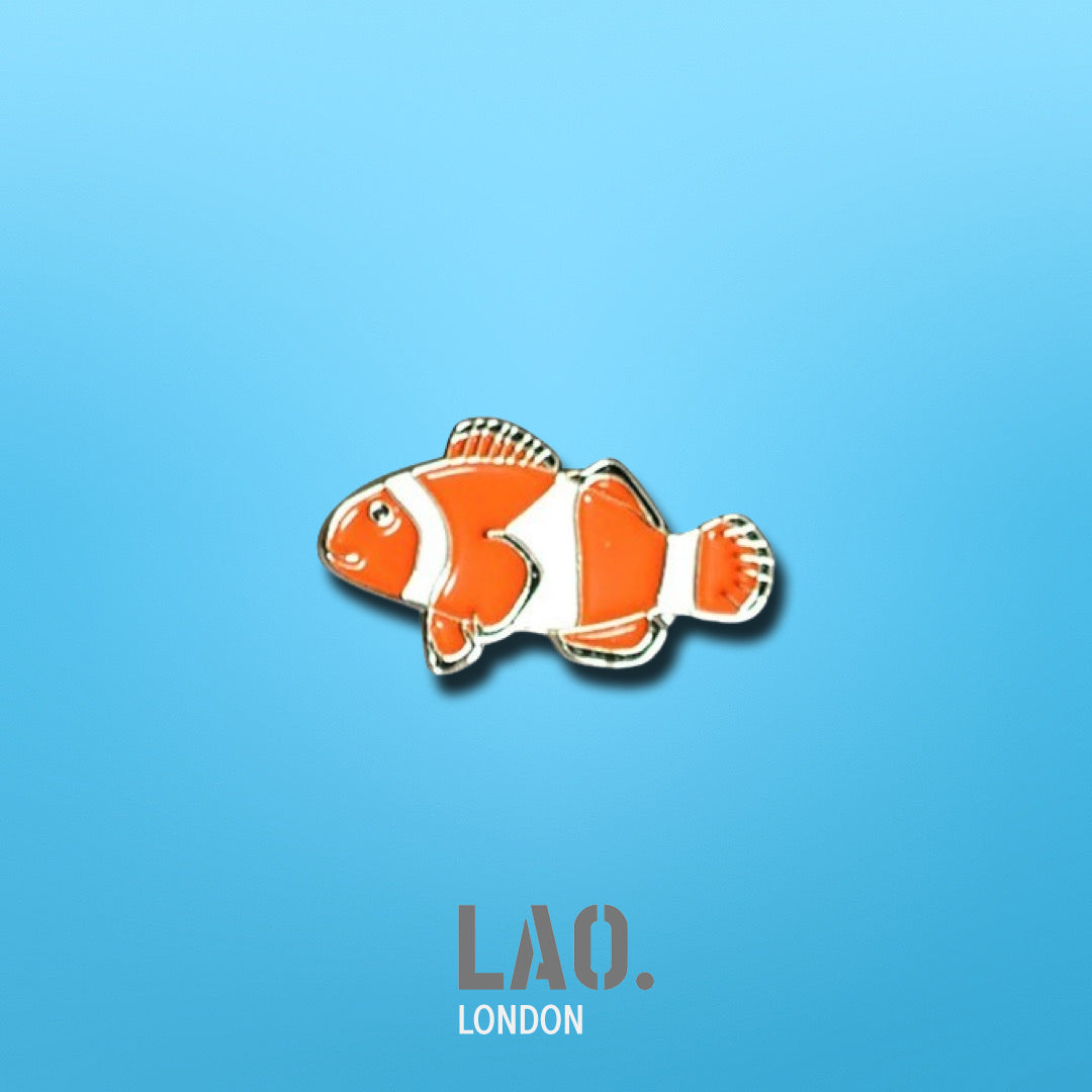 Clown Fish Enamel Pin Badge