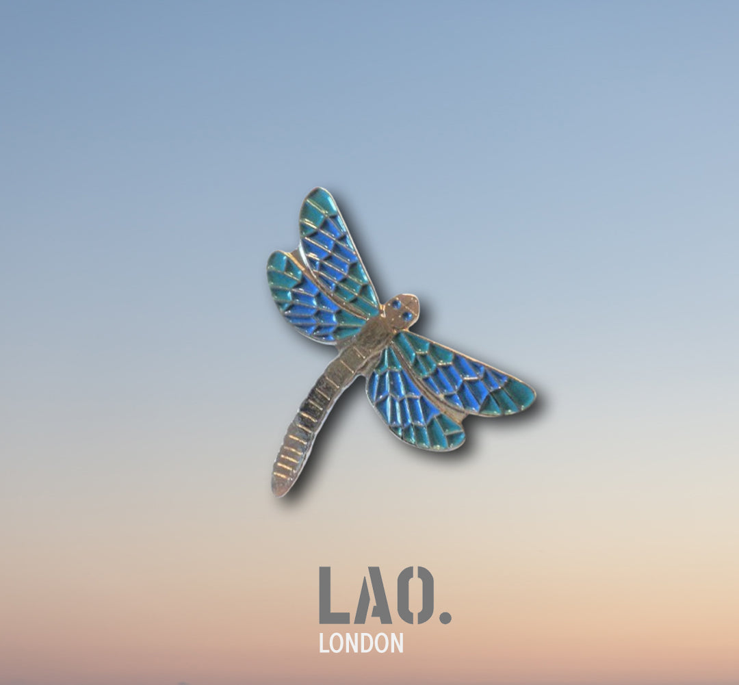 DragonFly Enamel Pin Badge