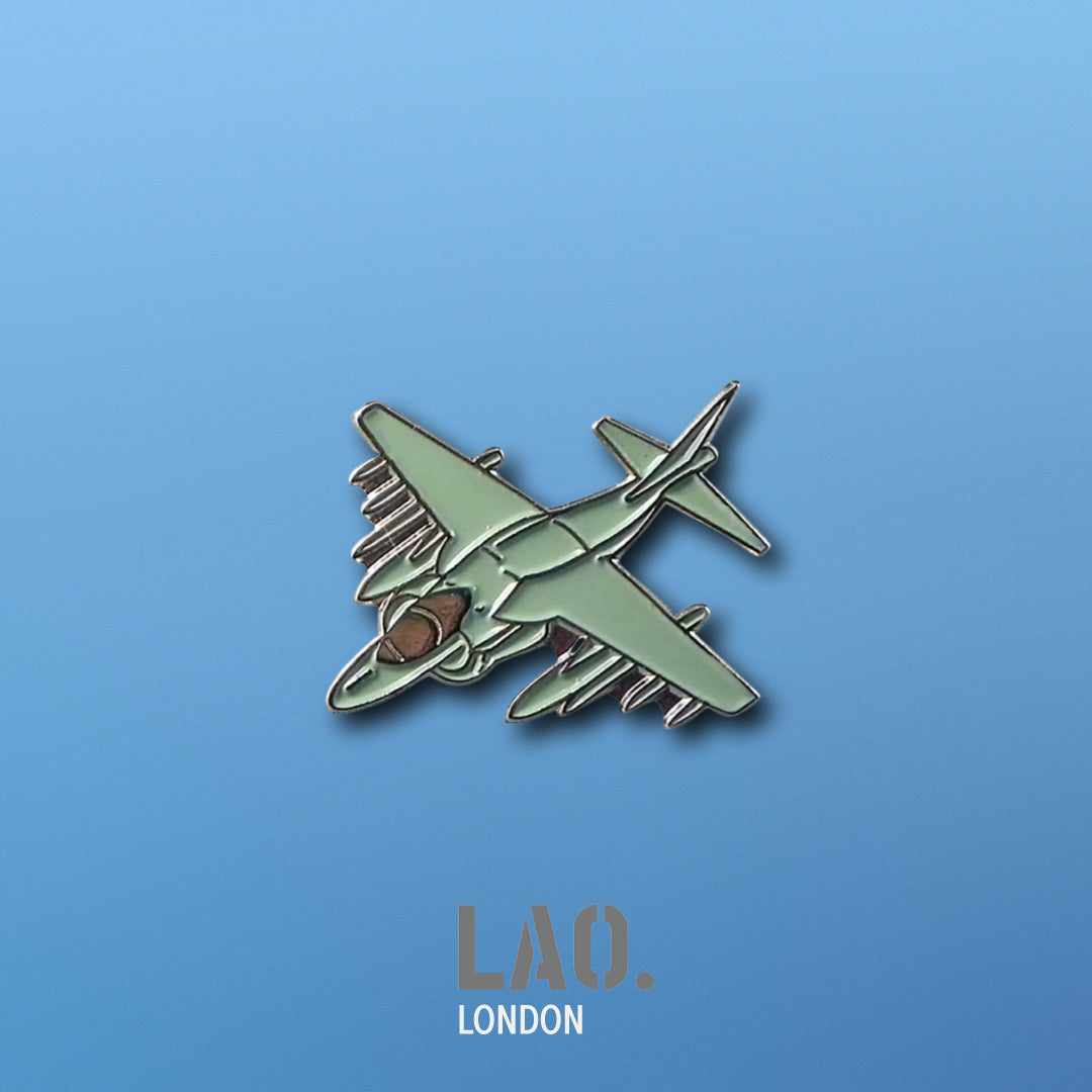 Harrier Jet Plane Enamel Pin Badge