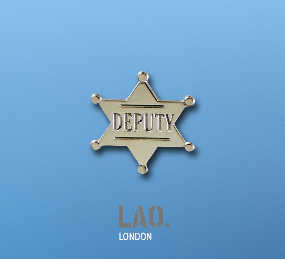 Metal Sheriff Pin Badge