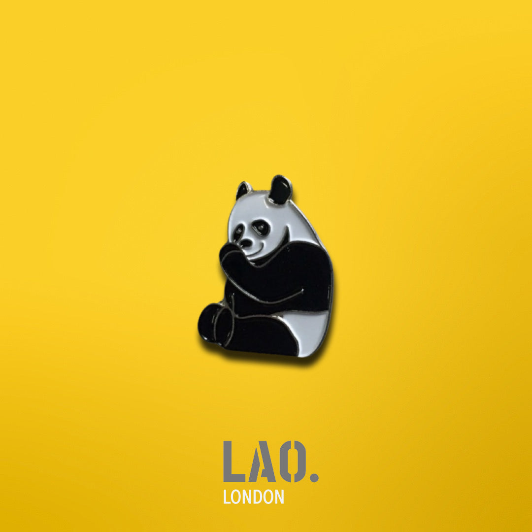 Panda Enamel Pin Badge