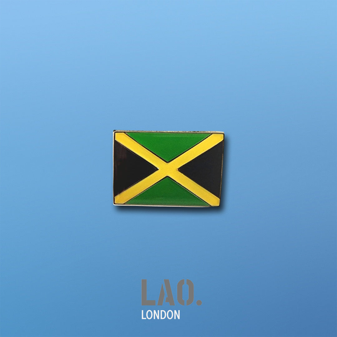 Jamaican Flag Enamel Pin Badge