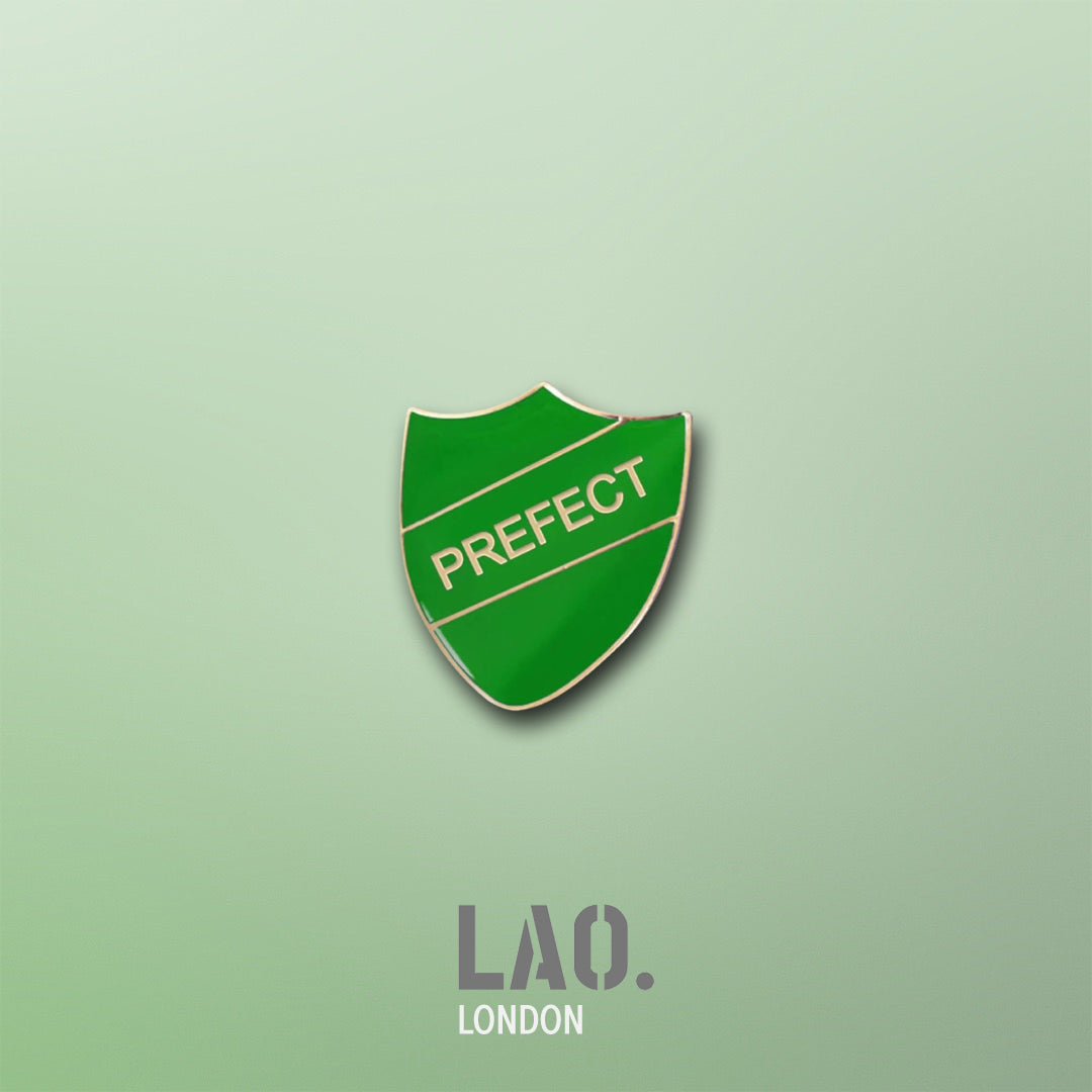 Green School Prefect Pin Badge