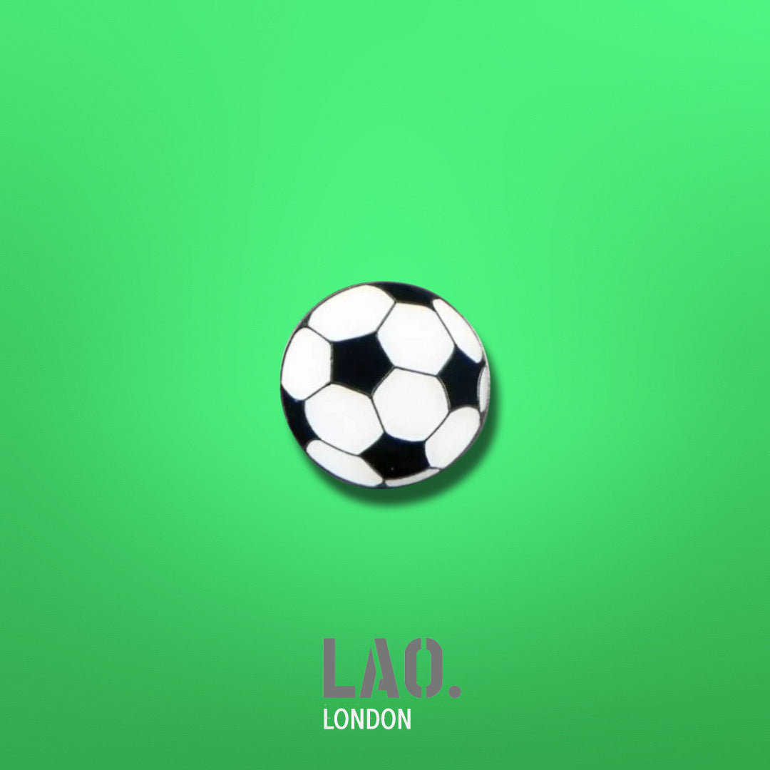 Football Enamel Pin Badge