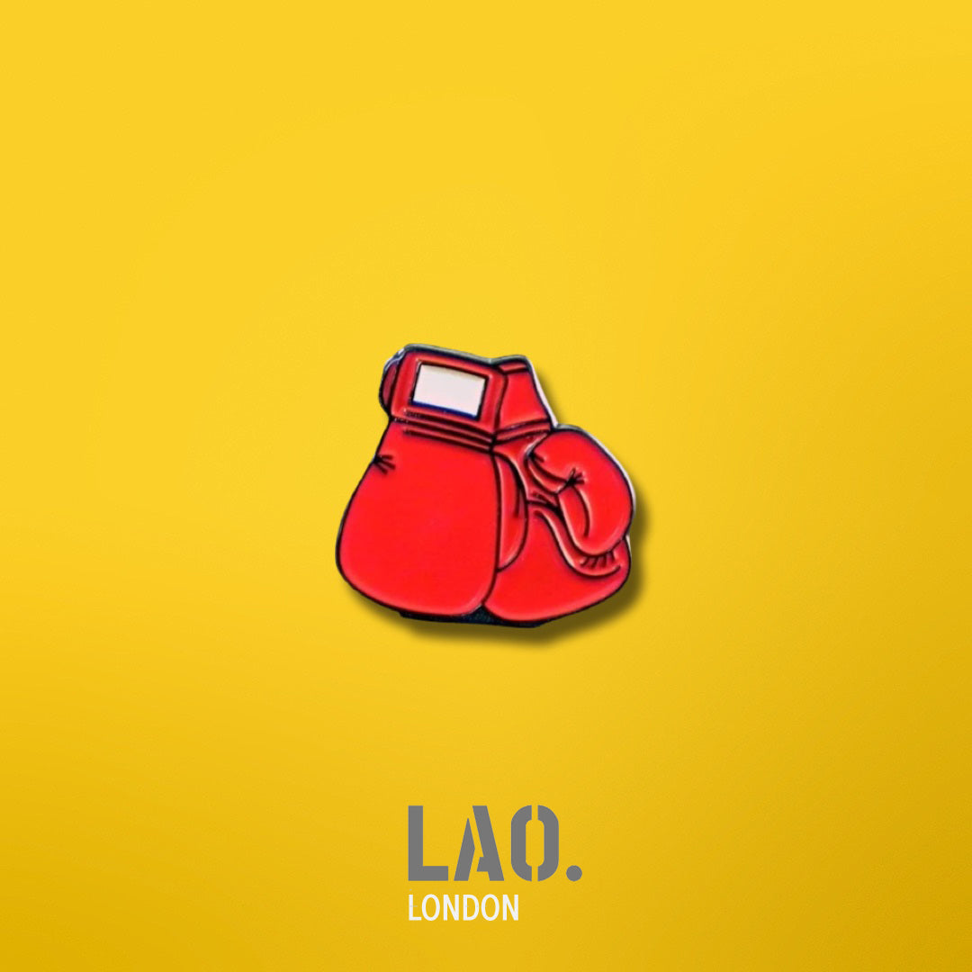 Boxing Gloves Enamel Pin Badge