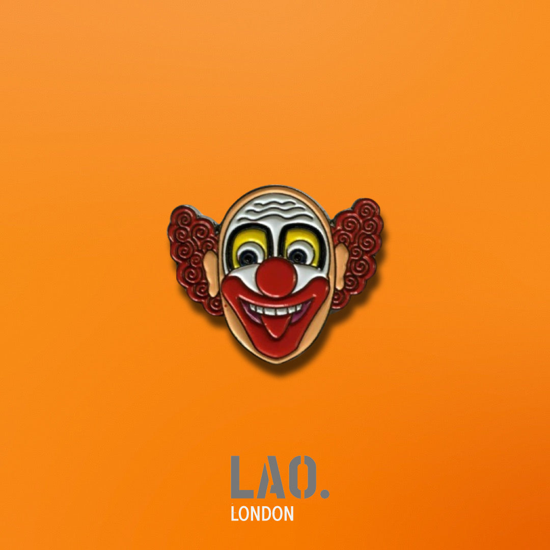 Clown Joker Head Enamel Pin Badge