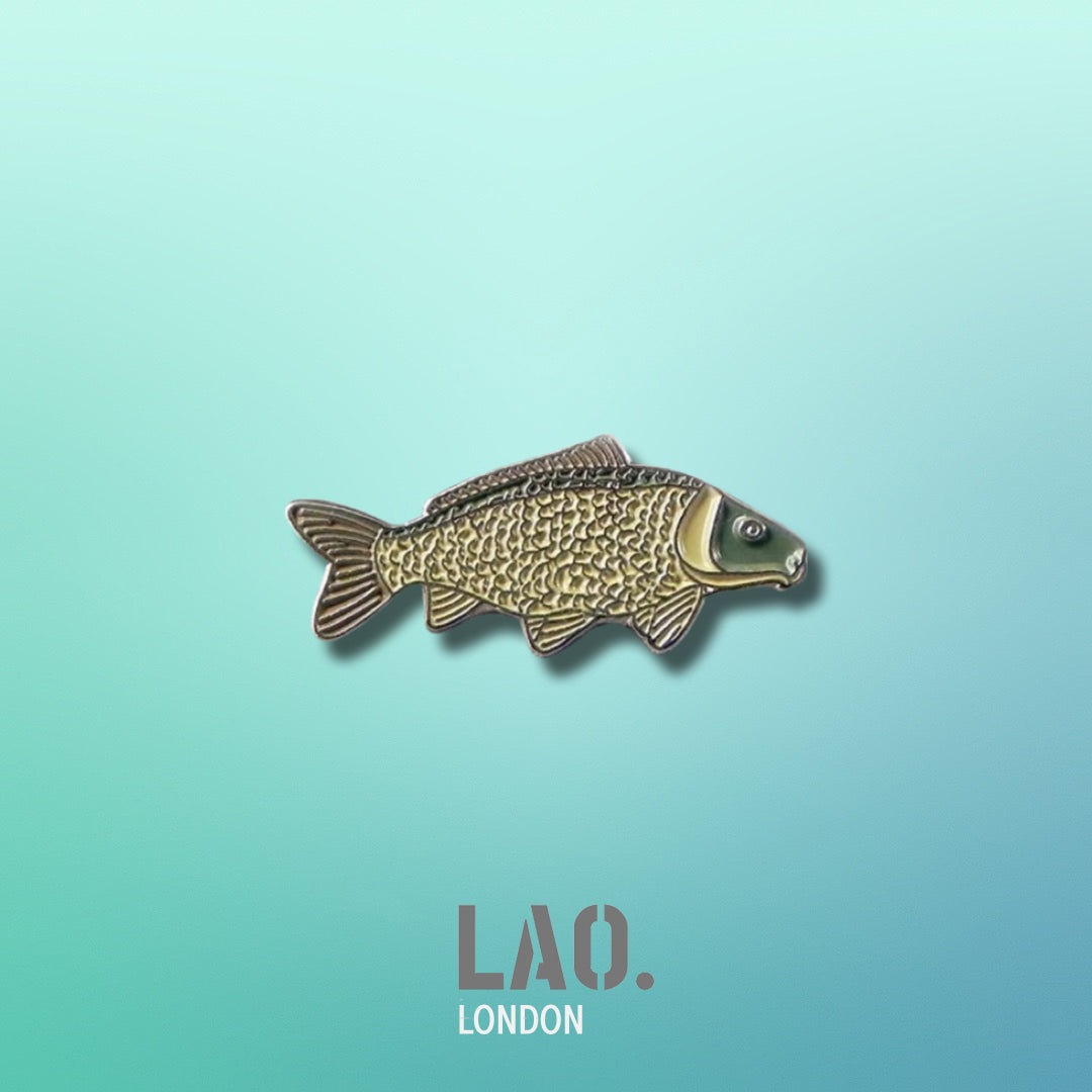 Common Carp Enamel Pin Badge