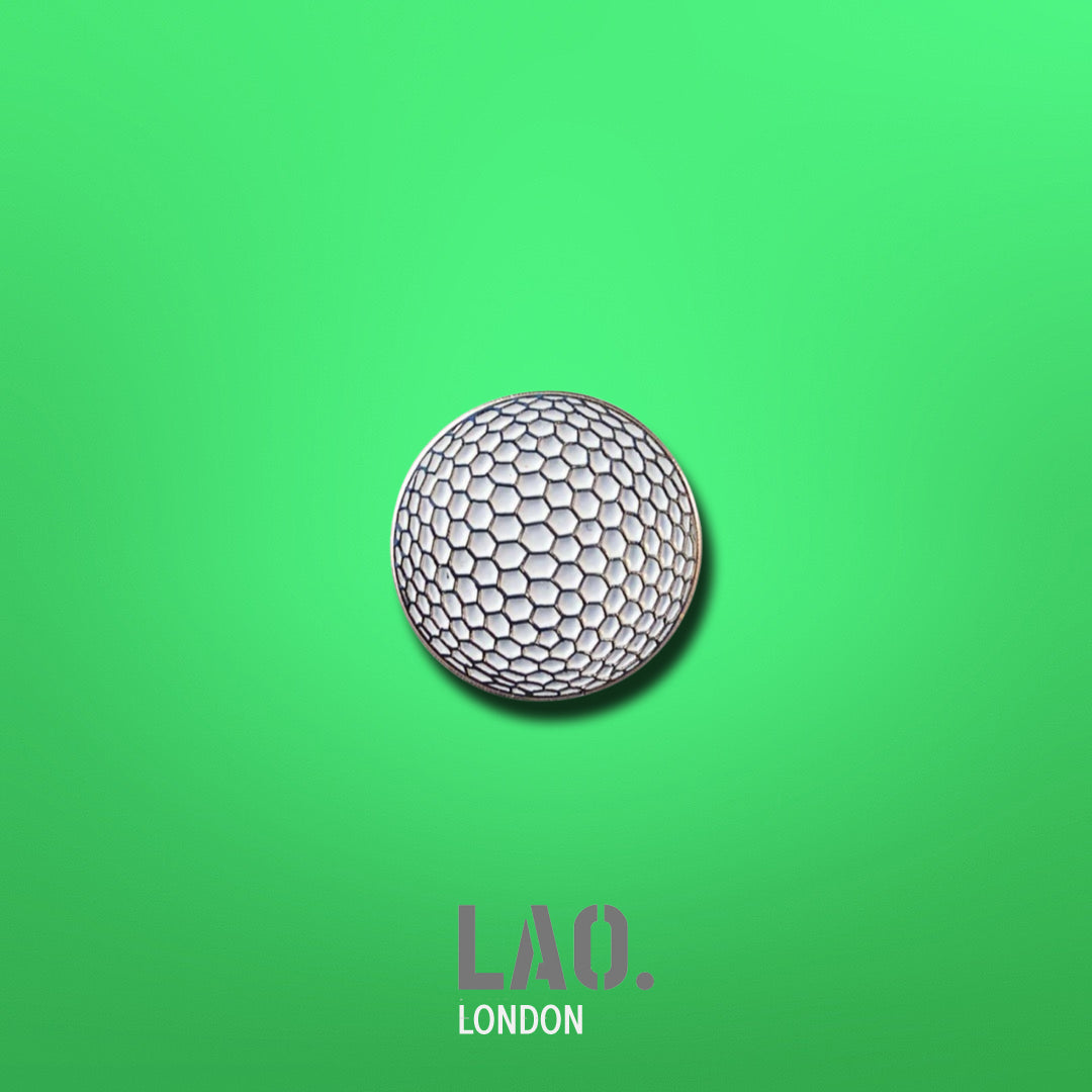 Golf Ball Enamel Pin Badge