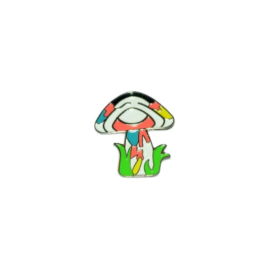 Psychedelic Mushroom Enamel Pin Badge