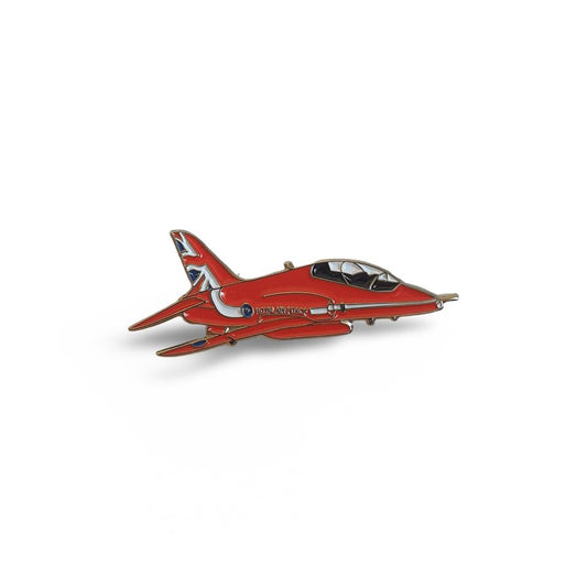 Red Arrows Hawk Jet Plane Pin Badge