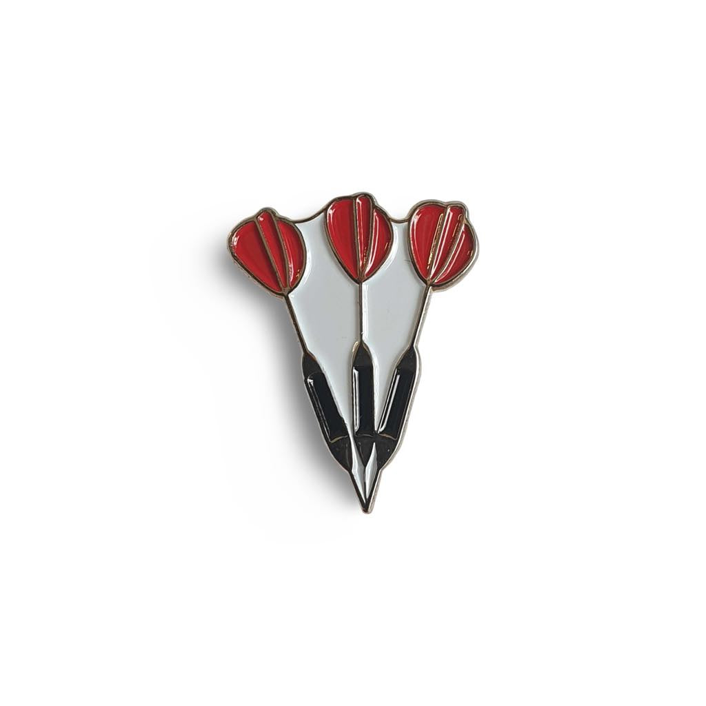 Set of Three Darts Enamel Pin Badge