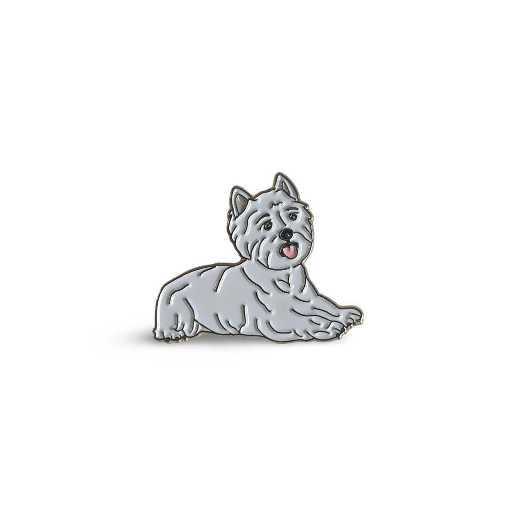 Border Collie Enamel Pin Badge