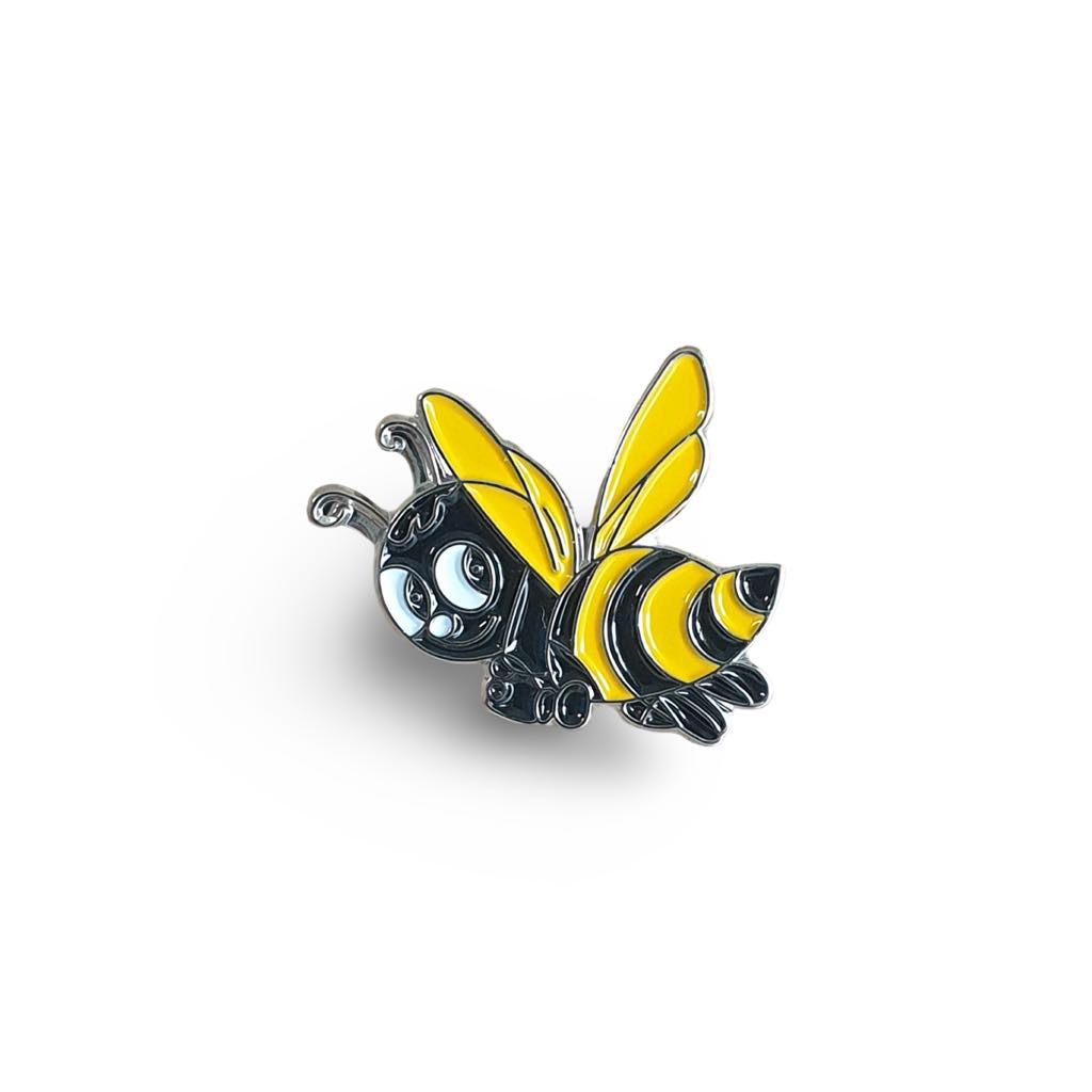 Cartoon Bee Enamel Pin Badge