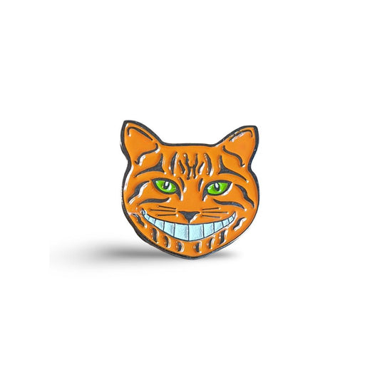 Cheshire Cat Enamel Pin Badge