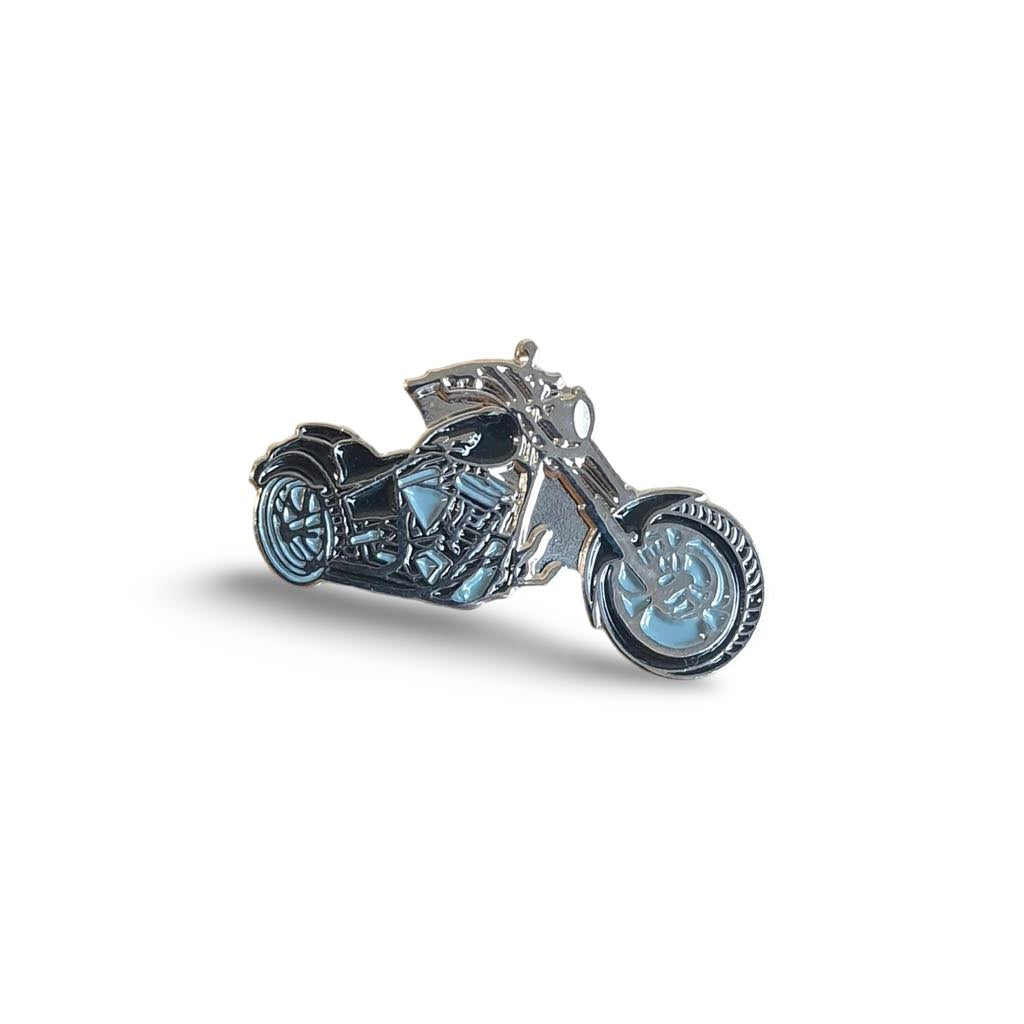 Chopper Motorbike Enamel Pin Badge