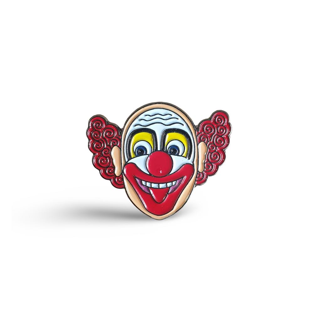 Clown Joker Head Enamel Pin Badge