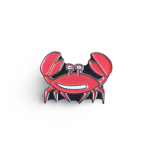 Crab Enamel Pin Badge