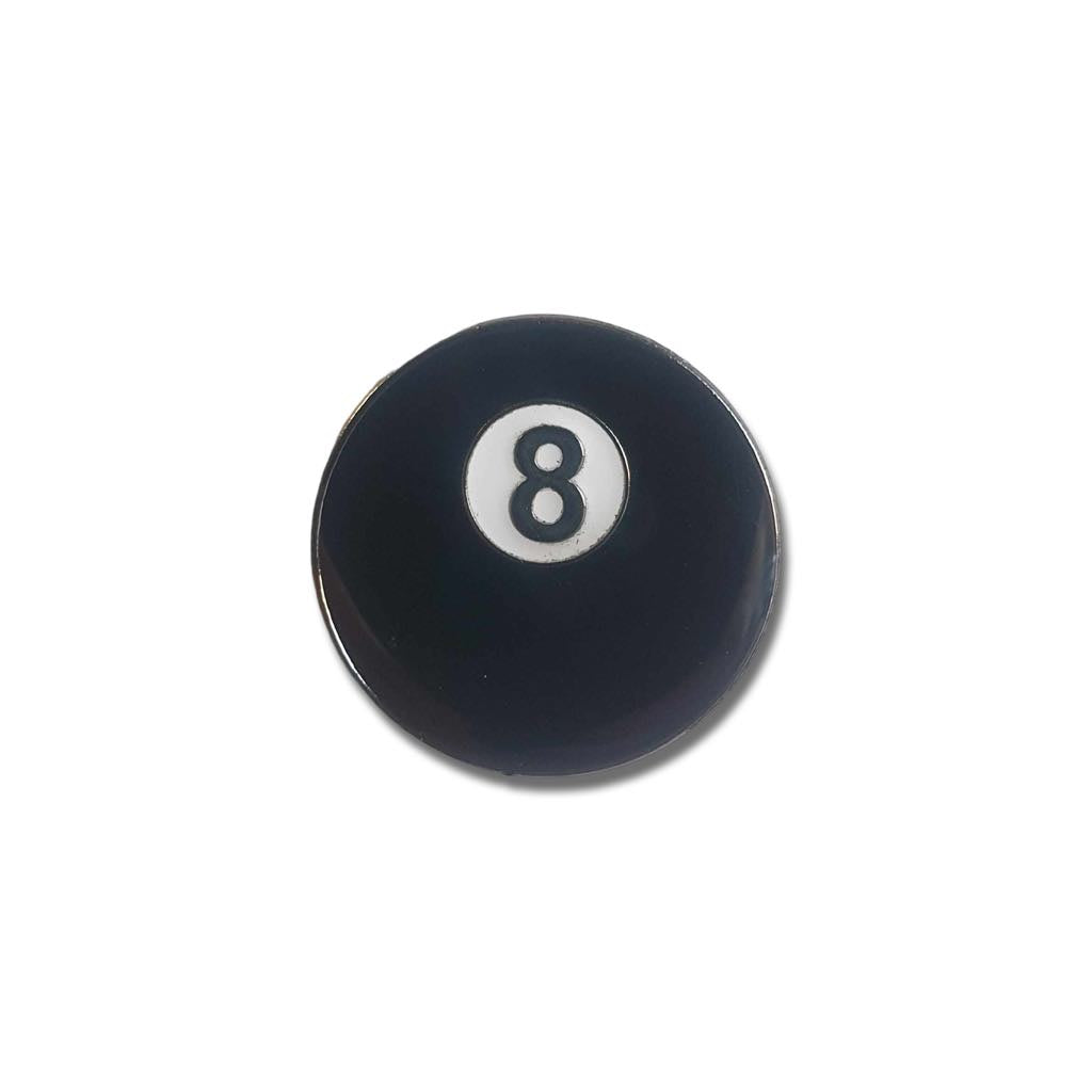 8 Ball Pool Ball Enamel Pin Badge