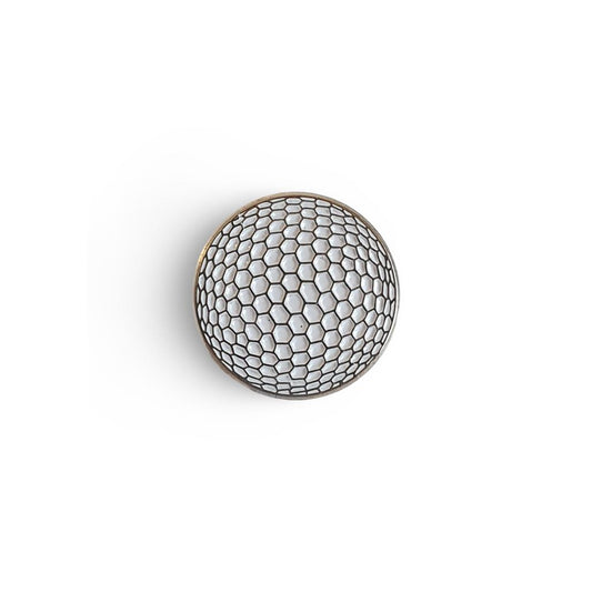 Golf Ball Enamel Pin Badge