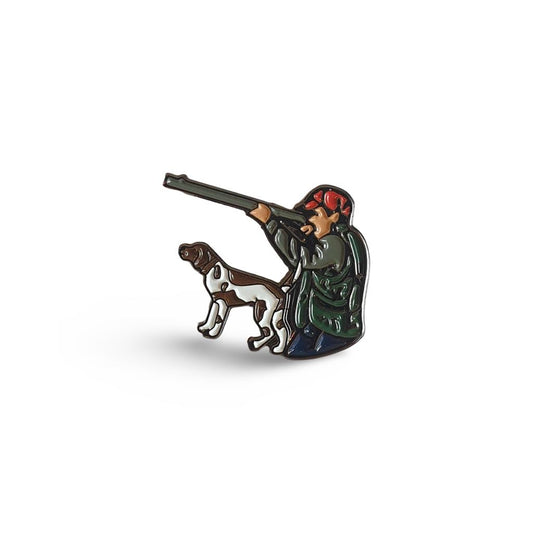 Hunter & Gun Dog Enamel Pin Badge