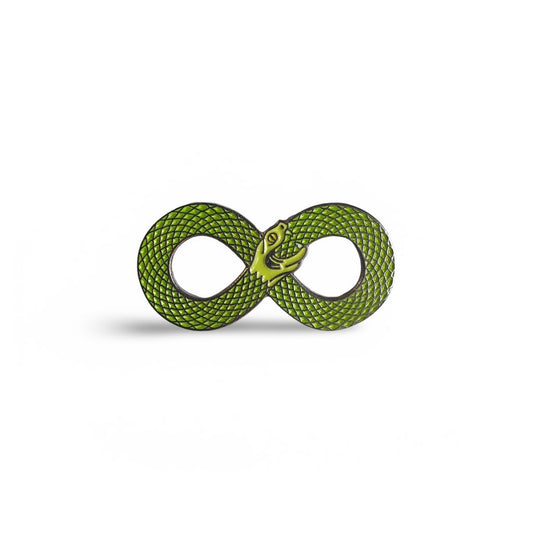 Infinity Snake Enamel Pin Badge