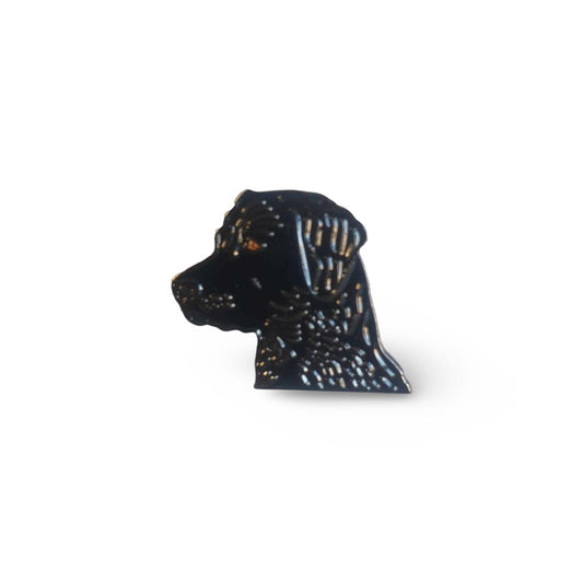 Black Labrador Pin Badge Enamel