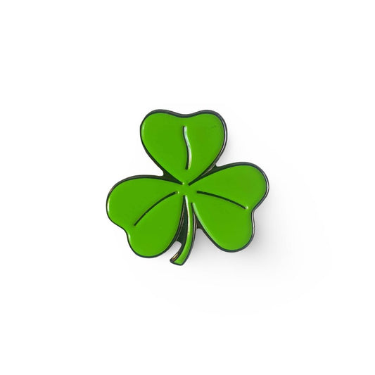 Lucky Shamrock Clover Pin Badge Enamel