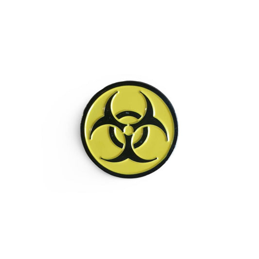 Bio Hazard Symbol Enamel Pin Badge