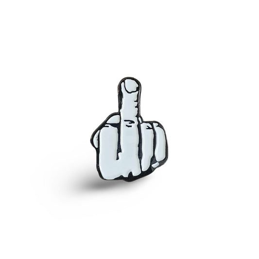 Middle Finger Enamel Pin Badge