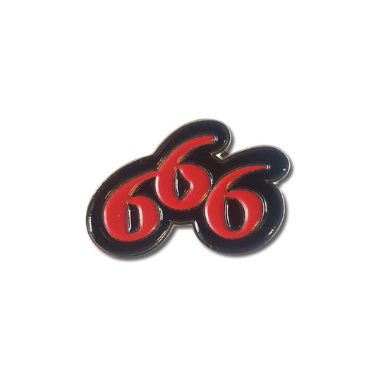 Devil 666 Pin Badge Enamel