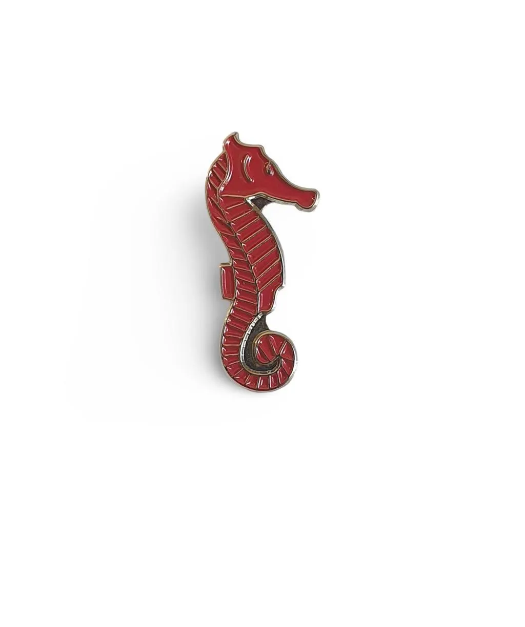 Seahorse Enamel Pin Badge