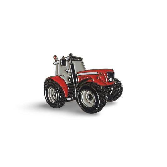 Red Tractor Enamel Pin Badge