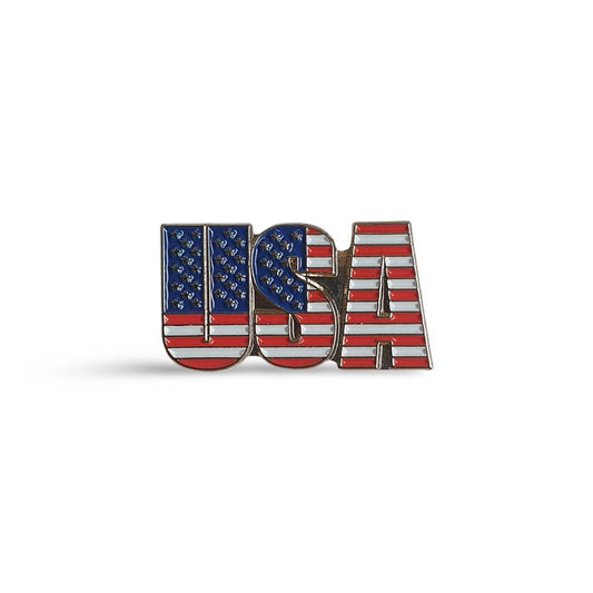 USA Stars & Stripes Enamel Pin Badge