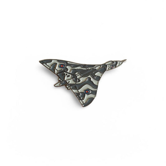 Vulcan Bomber Jet Plane Enamel Pin Badge