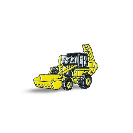 Yellow Digger Enamel Pin Badge