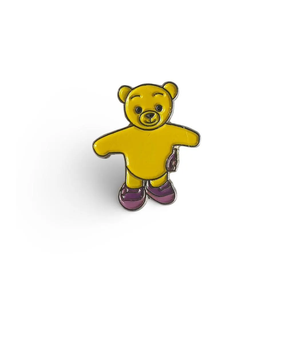 Teddy Bear Enamel Pin Badge